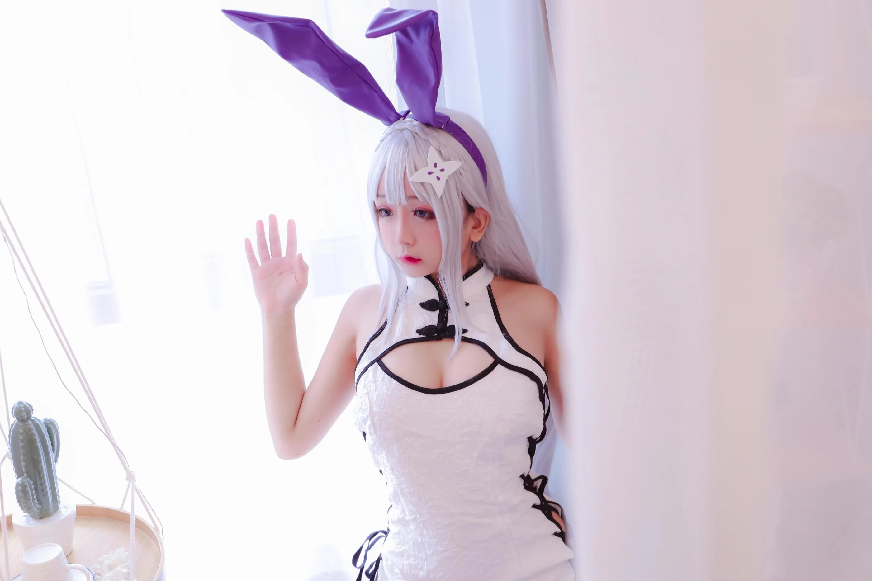 日奈娇 – NO.06 白旗袍 [42P]插图8